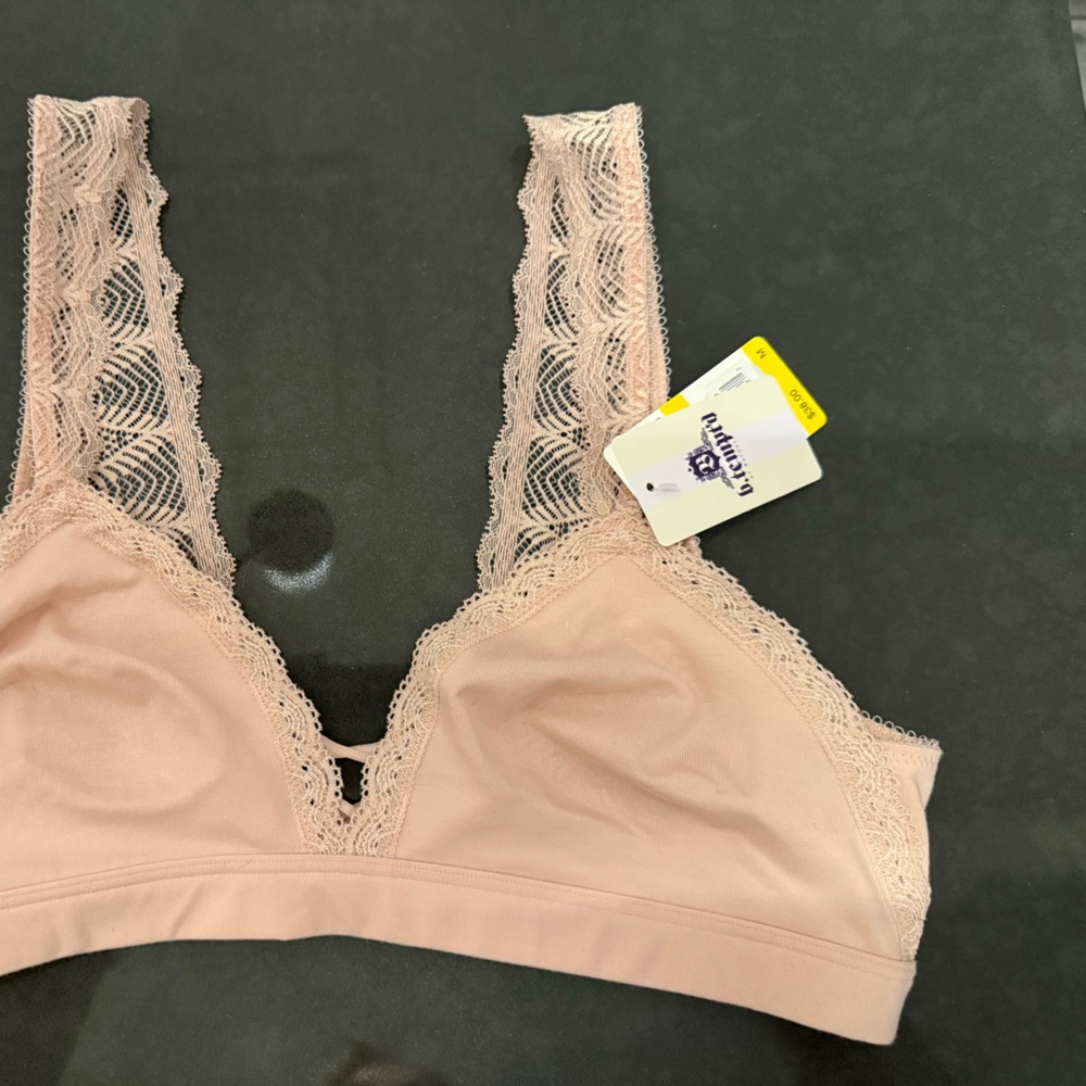 B.tempt’d by Wacoal - Innocence Bralette - Medium, Rose Smoke